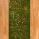 アマレ・199×70・緑・生命の樹・廊下・キッチンサイズ・真上画